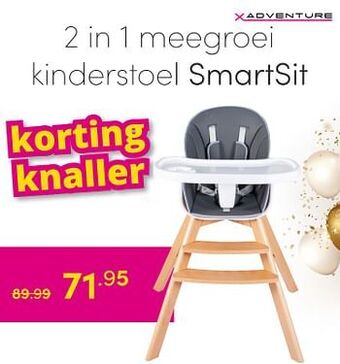 2 in 1 meegroei kinderstoel smartsit
