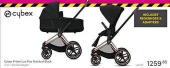 Baby & Tiener Cybex priam lux plus stardust black 2-in-1 kinderwagen aanbieding