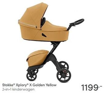 Baby & Tiener Stokke xplory x golden yellow 2-in-1 kinderwagen aanbieding