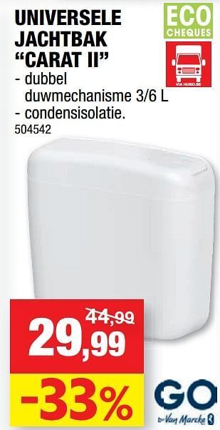 Universele jachtbak carat ii