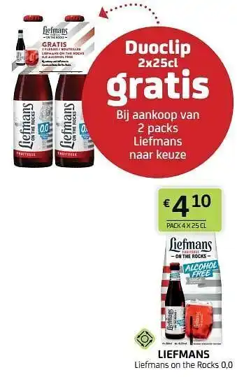 BelBev Liefmans liefmans on the rocks aanbieding