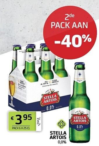 BelBev Stella artois aanbieding
