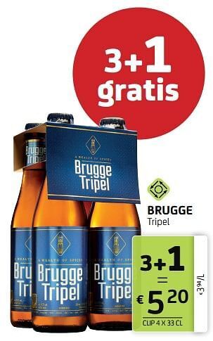 BelBev Brugge tripel aanbieding