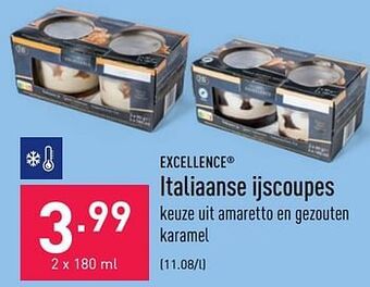 ALDI Italiaanse ijscoupes aanbieding