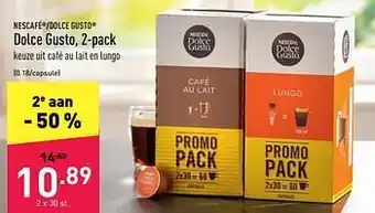 ALDI Dolce gusto aanbieding
