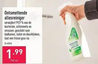 ALDI Ontsmettende allesreiniger aanbieding