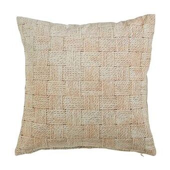 Leen Bakker KAAT Amsterdam sierkussen Albufera - naturel - 43x43 cm - Leen Bakker aanbieding