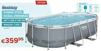 Euroshop Power steel ovaal zwembad aanbieding