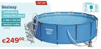 Euroshop Zwembad steelpro max aanbieding