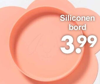 Wibra Siliconen bord aanbieding