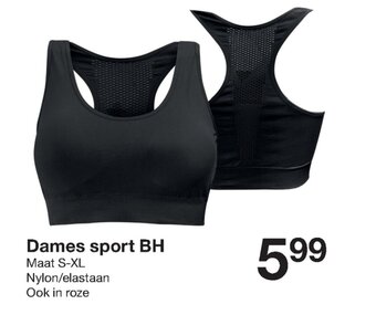 Zeeman Dames sport BH Maat S-XL aanbieding