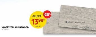 Brico Vloertegel alpinewood aanbieding