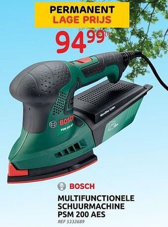Brico Bosch multifunctionele schuurmachine psm 200 aes aanbieding