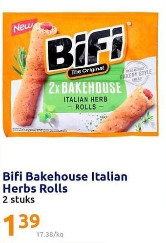 Bifi bakehouse italian herbs rolls