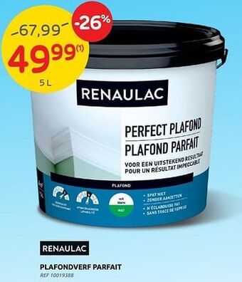 Brico Plafondverf parfait aanbieding
