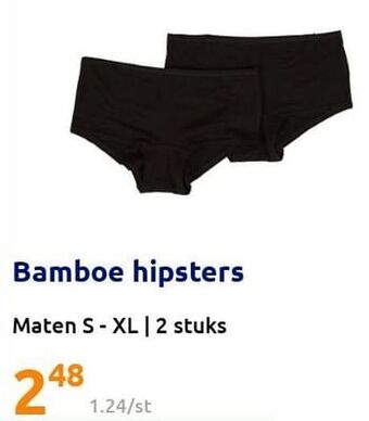 Action Bamboe hipsters aanbieding