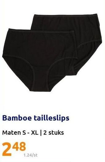 Action Bamboe tailleslips aanbieding