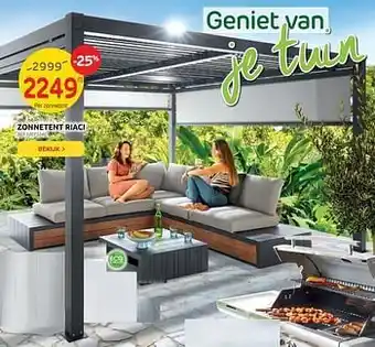 Brico Zonnetent riaci aanbieding