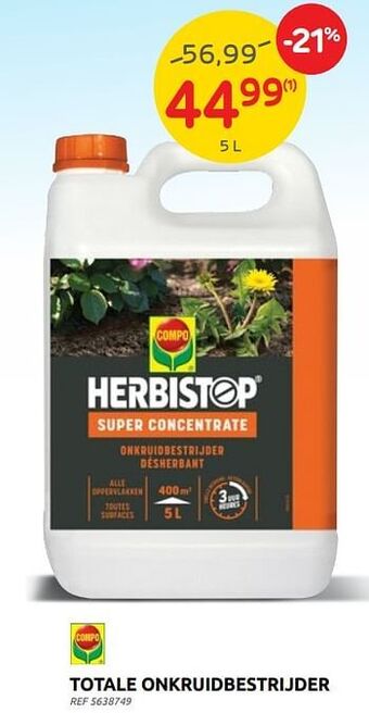 Brico Totale onkruidbestrijder aanbieding