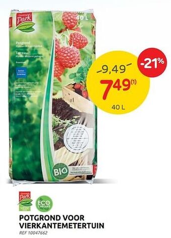 Brico Potgrond voor vierkantemetertuin aanbieding