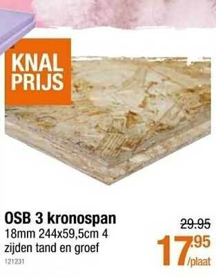 Cevo Osb 3 Kronospan aanbieding