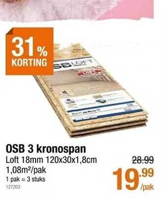 Cevo Osb 3 Kronospan aanbieding