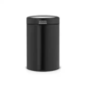 Brabantia wandafvalemmertje 3 liter newIcon met kunststof binnenemmer matt black-SHOWROOMMODEL