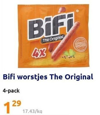Action Bifi worstjes the original aanbieding