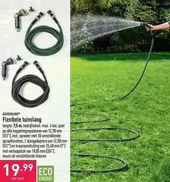 Flexibele tuinslang