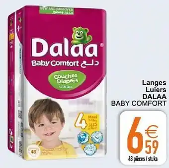 Cora Langes luiers dalaa baby comfort aanbieding