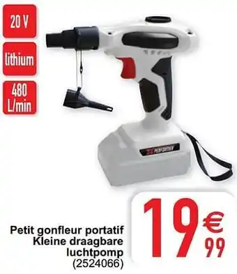 Petit gonfleur portatif kleine draagbare luchtpomp