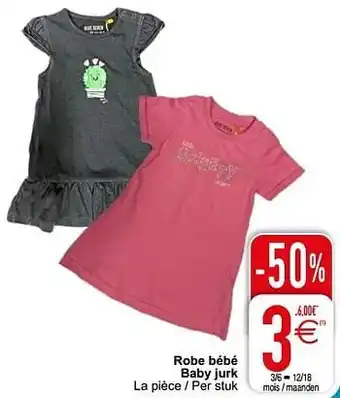 Cora Robe bébé baby jurk aanbieding