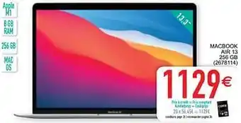 Cora Apple macbook air 13 256 gb aanbieding