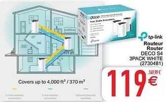 Cora Tp-link routeur router deco s4 3pack white aanbieding