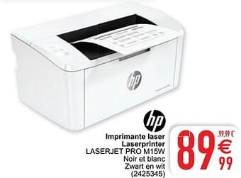 Hp imprimante laser laserprinter laserjet pro m15w