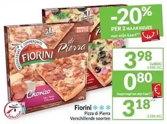 Intermarché Fiorini pizza di pierra aanbieding