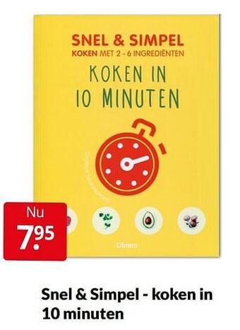 Boekenvoordeel Snel + simpel - koken in 10 minuten aanbieding