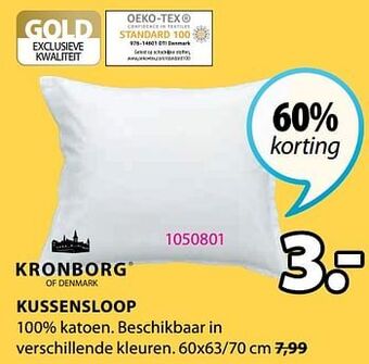 Jysk Kussensloop aanbieding