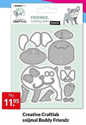 Boekenvoordeel Creative craftlab snijmal buddy friendz aanbieding