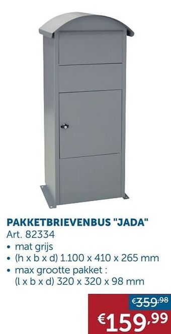 Pakketbrievenbus jada