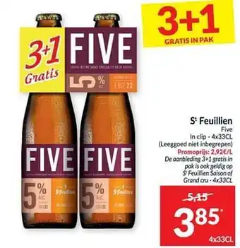 Intermarché St feuillien five aanbieding