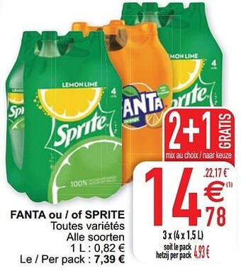 Cora Fanta ou - of sprite aanbieding