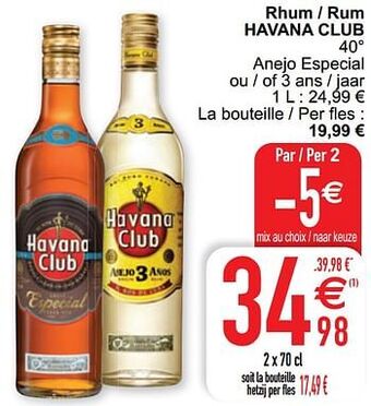 Rhum - rum havana club