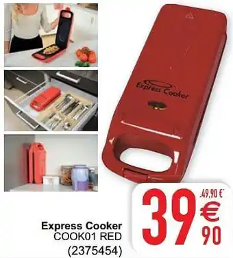 Express cooker cook01 red