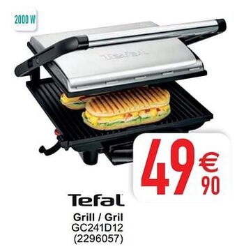 Cora Tefal grill - gril gc241d12 aanbieding