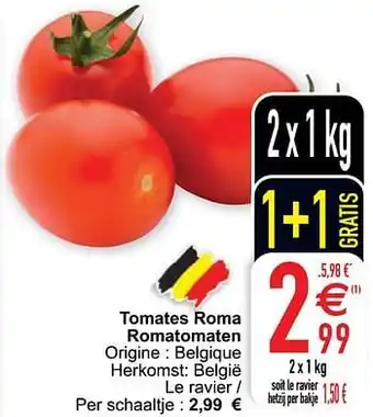 Cora Tomates roma romatomaten aanbieding