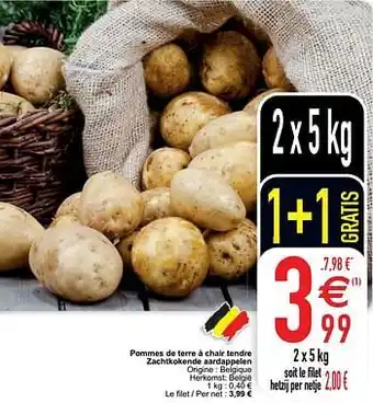 Cora Pommes de terre à chair tendre zachtkokende aardappelen aanbieding