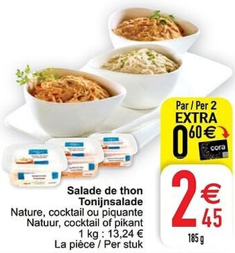 Cora Salade de thon tonijnsalade aanbieding