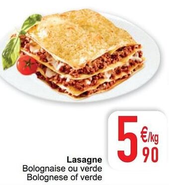 Cora Lasagne aanbieding