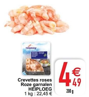 Cora Crevettes roses roze garnalen heiploeg aanbieding